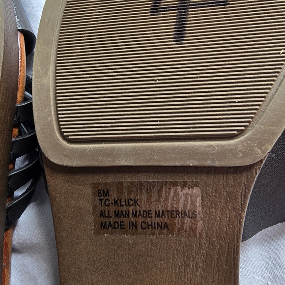 Klick Wood Slide Sandals True Craft Size 8 - Picture 7 of 9